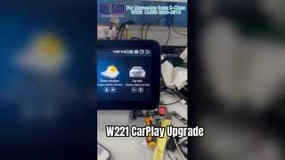 Mercedes-Benz Klasa S W221 12,3-calowy odtwarzacz multimedialny z Androidem | GPS i CarPlay (ZCV/ZCE/ZCM/ZDV/ZDE/ZDM/